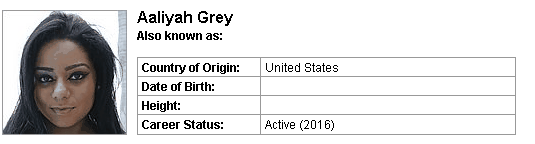 Pornstar Aaliyah Grey