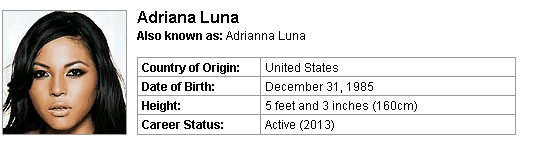Pornstar Adriana Luna