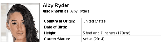 Pornstar Alby Ryder