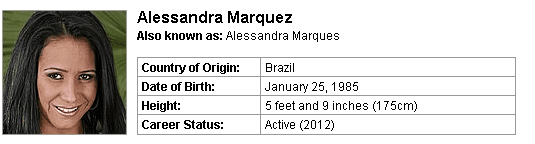 Pornstar Alessandra Marquez