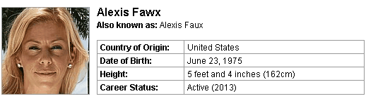 Pornstar Alexis Fawx