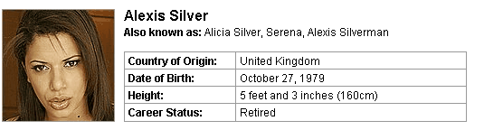 Pornstar Alexis Silver