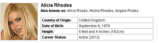 Pornstar Alicia Rhodes