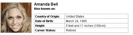 Pornstar Amanda Bell