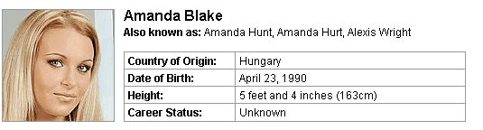 Pornstar Amanda Blake