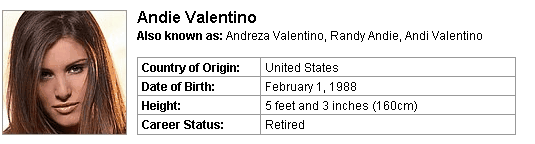 Pornstar Andie Valentino