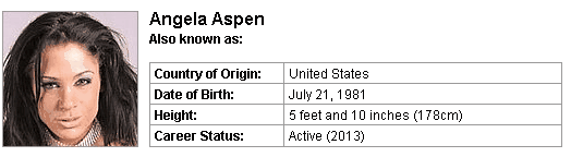 Pornstar Angela Aspen