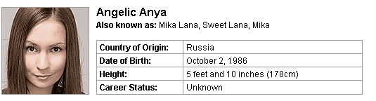 Pornstar Angelic Anya