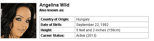 Pornstar Angelina Wild