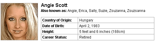 Pornstar Angie Scott