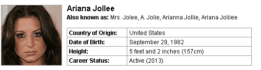 Pornstar Ariana Jollee