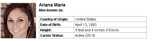 Pornstar Ariana Marie