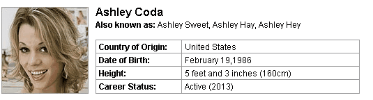 Pornstar Ashley Coda
