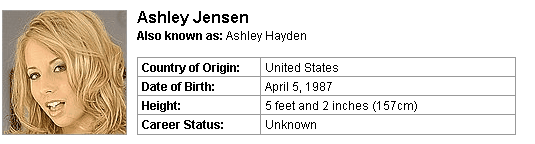 Pornstar Ashley Jensen