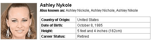 Pornstar Ashley Nykole