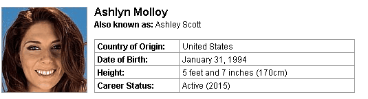 Pornstar Ashlyn Molloy