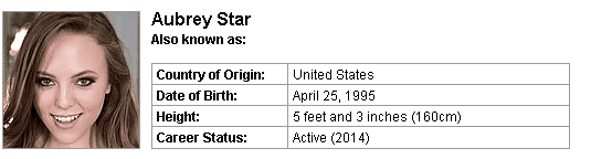 Pornstar Aubrey Star