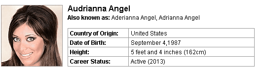 Pornstar Audrianna Angel