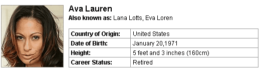 Pornstar Ava Lauren
