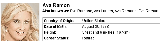 Pornstar Ava Ramon
