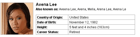 Pornstar Avena Lee