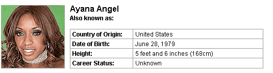 Pornstar Ayana Angel