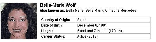 Pornstar Bella-Marie Wolf