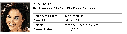 Pornstar Billy Raise