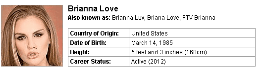 Pornstar Brianna Love