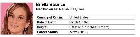 Pornstar Briella Bounce