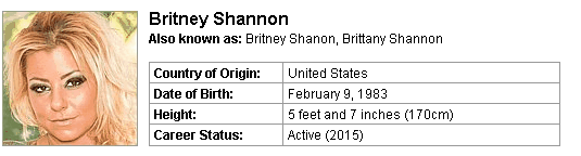 Pornstar Britney Shannon