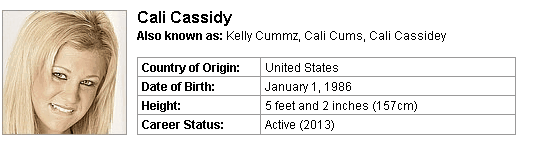 Pornstar Cali Cassidy