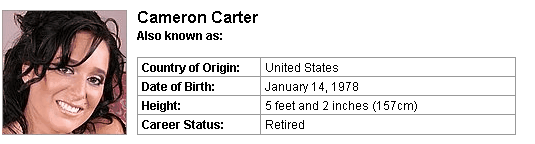 Pornstar Cameron Carter