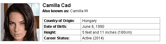 Pornstar Camilla Cad