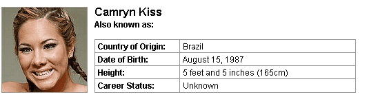 Pornstar Camryn Kiss