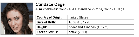 Pornstar Candace Cage