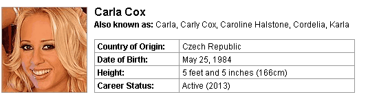 Pornstar Carla Cox