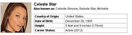 Pornstar Celeste Star