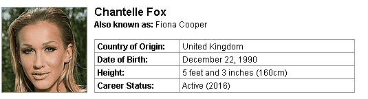 Pornstar Chantelle Fox