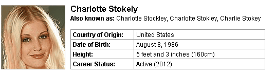 Pornstar Charlotte Stokely