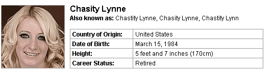 Pornstar Chasity Lynne
