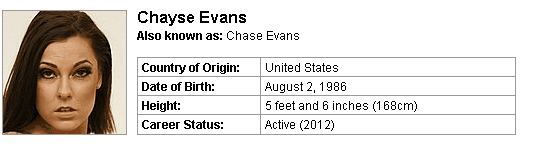 Pornstar Chayse Evans
