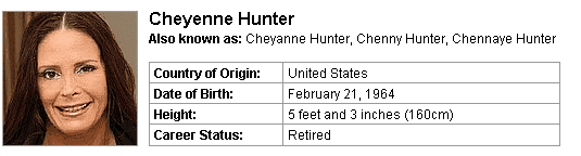 Pornstar Cheyenne Hunter