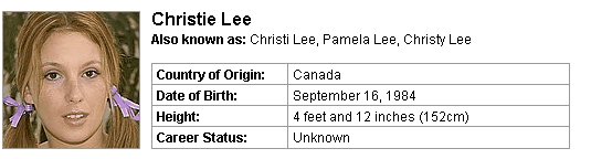 Pornstar Christie Lee