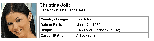Pornstar Christina Jolie