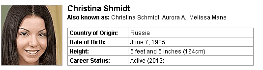 Pornstar Christina Shmidt