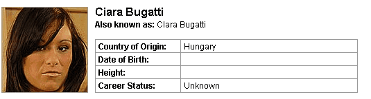 Pornstar Ciara Bugatti