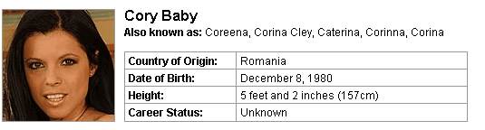 Pornstar Cory Baby