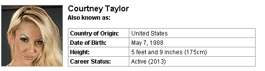 Pornstar Courtney Taylor