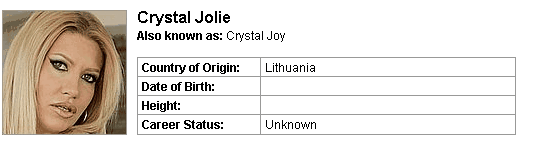 Pornstar Crystal Jolie